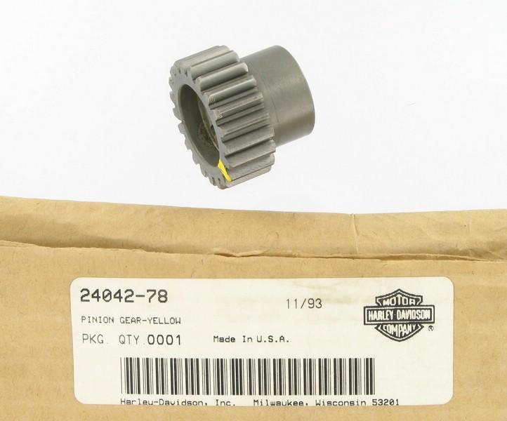 Pinion gear, Yellow 1.4737 x 45 pitch | Color:  | Order Number: 24042-78 | OEM Number: 24042-78