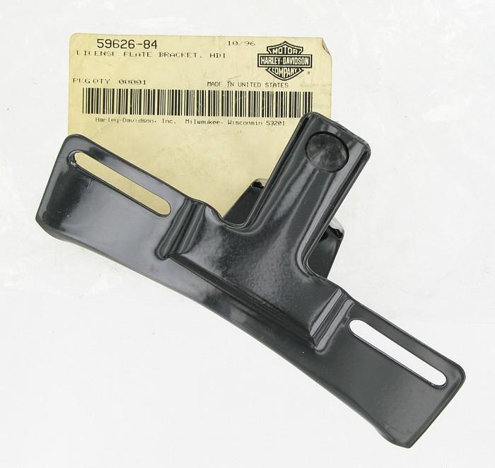 License plate bracket | Color: black | Order Number: 59626-84 | OEM Number: 59626-84