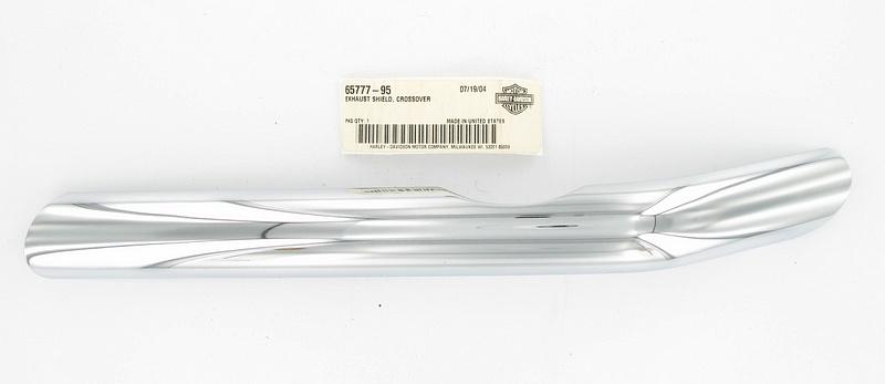 Heat shield, cross-over | Color: chrome | Order Number: 65777-95 | OEM Number: 65777-95