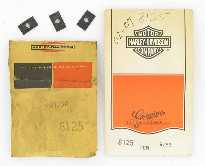 Speed nut, for 8-32 bolthorn cover/conn.strap regulator | Color: black | Order Number: 8125 | OEM Number: 8125
