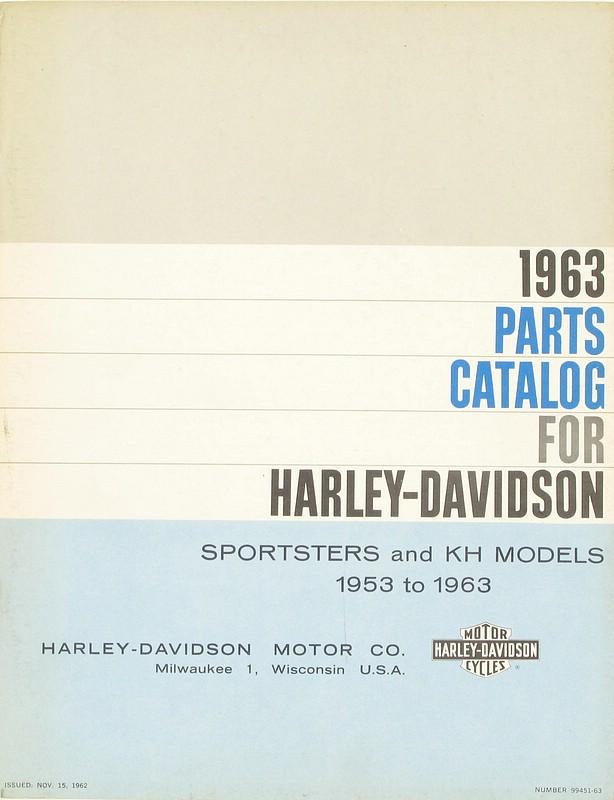 Parts catalog '53-'63 | Color:  | Order Number: 99451-63 | OEM Number: 99451-63