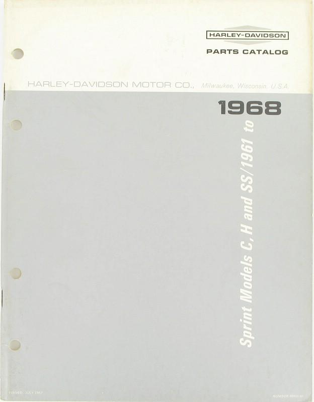 Parts catalog '61-'68 | Color:  | Order Number: 99455-68 | OEM Number: 99455-68