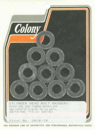 Cylinder head bolt washers | Color: park | Order Number: C2010-10 | OEM Number: 6486