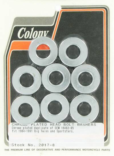 Head bolt washer kit | Color: chrome | Order Number: C2017-8 | OEM Number: 16482-85