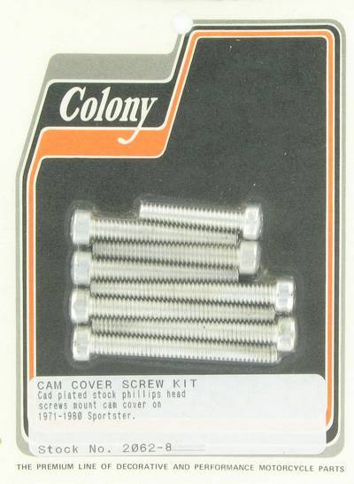 Cam cover screw kit, Phillips head | Color: cad | Order Number: C2062-8 | OEM Number: