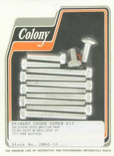 Primary cover screw kit, Phillips head | Color: cad | Order Number: C2066-13 | OEM Number: