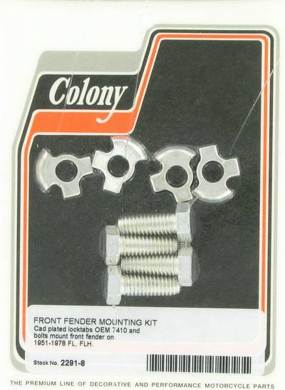 Front fender mounting kit | Color: cad | Order Number: C2291-8 | OEM Number:  3991 / 7410