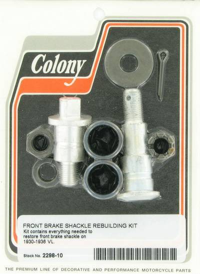 Front brake shackle rebuilding kit | Color:  | Order Number: C2298-10 | OEM Number: