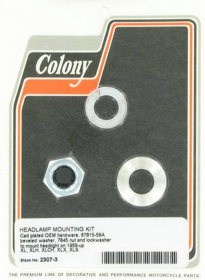 Headlamp mounting kit | Color: cad | Order Number: C2307-3 | OEM Number: 67815-59A
