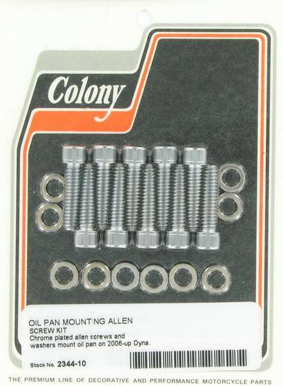 Oil pan mtg. screw kit - Allen | Color: chrome | Order Number: C2344-10 | OEM Number: