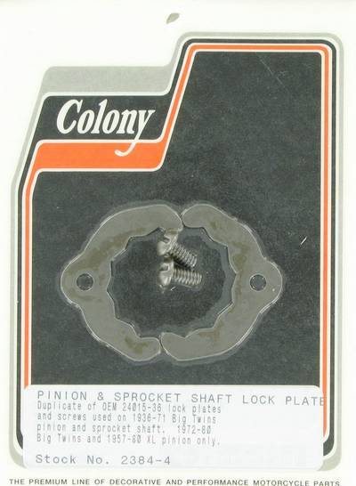 Lockwashers (2) and screws, shaft nut & crank pin nut | Color:  | Order Number: C2384-4 | OEM Number: 24015-36