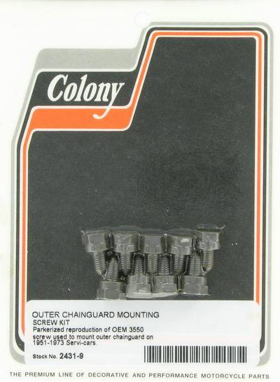Outer chainguard mounting screws | Color:  | Order Number: C2431-9 | OEM Number: 3550