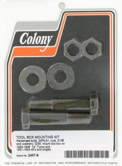 Tool box mounting kit | Color: park | Order Number: C2457-8 | OEM Number:  3475-31