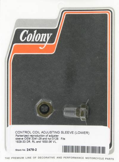 Control coil adjusting sleeve - lower | Color: park | Order Number: C2478-2 | OEM Number:  3341-29