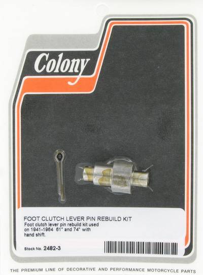 Footclutch lever pin rebuild kit | Color:  | Order Number: C2482-3 | OEM Number: