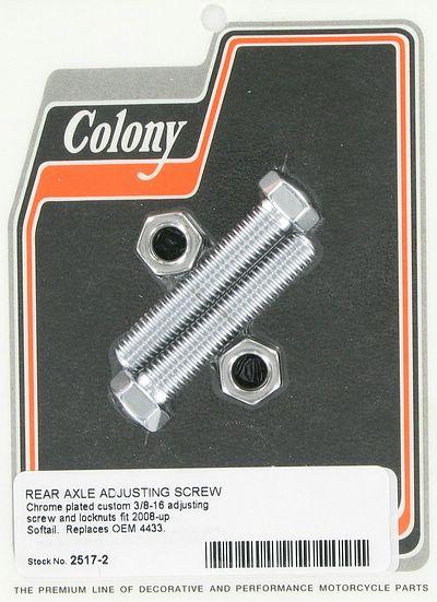 Rear axle adjuster - custom | Color: chrome | Order Number: C2517-2 | OEM Number: 4433