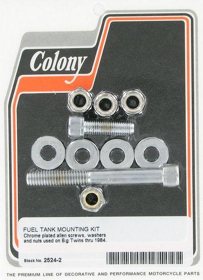Fuel tank mount kit - Allen | Color: chrome | Order Number: C2524-2 | OEM Number: