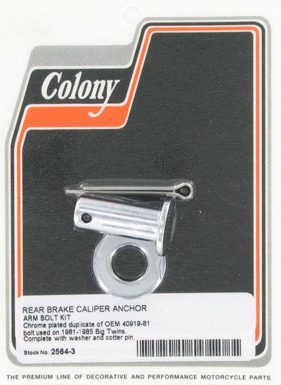 Rear brake caliper anchor bolt kit | Color: chrome | Order Number: C2564-3 | OEM Number: 40919-81