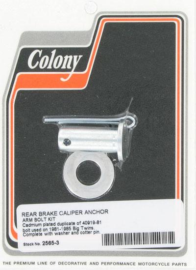 Rear brake caliper anchor bolt kit | Color: cad | Order Number: C2565-3 | OEM Number: 40919-81