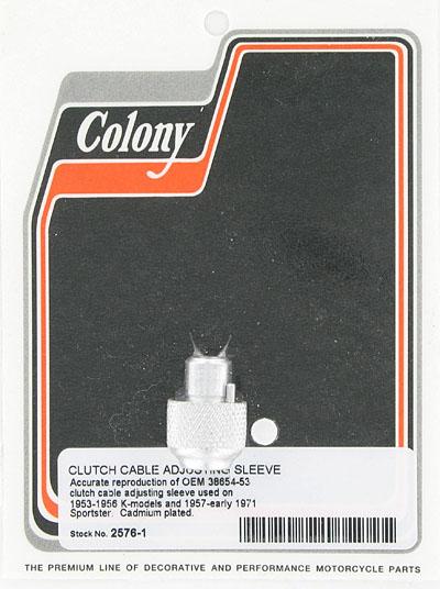 Clutch cable adjusting sleeve | Color: cad | Order Number: C2576-1 | OEM Number: 38654-53