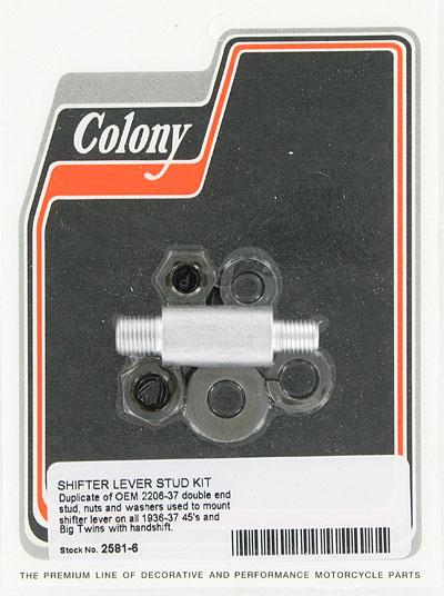 Stud, shifter lever - with nuts | Color: cad | Order Number: C2581-6 | OEM Number:  2206-37
