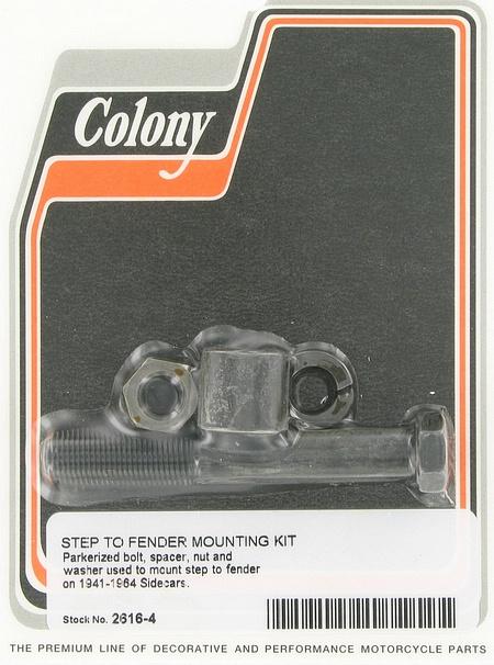 Sidecar step to fender mounting kit | Color: park | Order Number: C2616-4 | OEM Number: