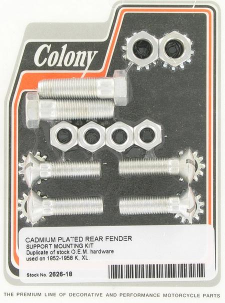 Rear fender support mounting kit, stock | Color: cad | Order Number: C2626-18 | OEM Number: