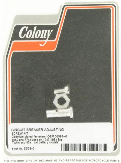 Circuit breaker adjusting screw kit | Color: cad | Order Number: C2632-3 | OEM Number: 32593-47