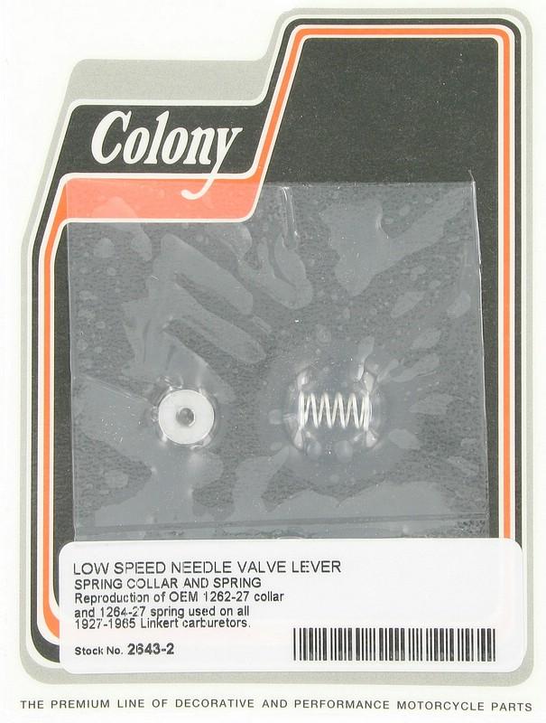 Spring collar & spring - low speed needle valve lever | Color:  | Order Number: C2643-2 | OEM Number:  1262-27 / 1264-27
