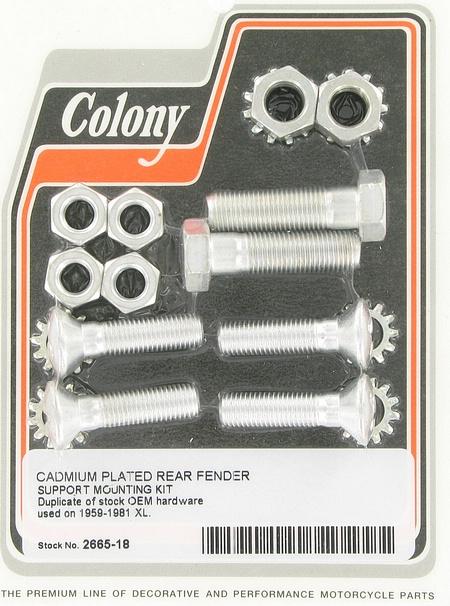 Rear fender support kit | Color: cad | Order Number: C2665-18 | OEM Number: