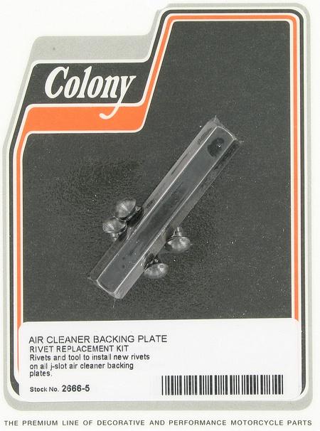 Air cleaner backing plate rivets and tool | Color:  | Order Number: C2666-5 | OEM Number: