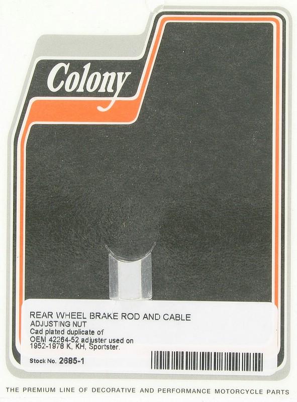 Nut, rear brake rod | Color: cad | Order Number: C2685-1 | OEM Number: 42264-52