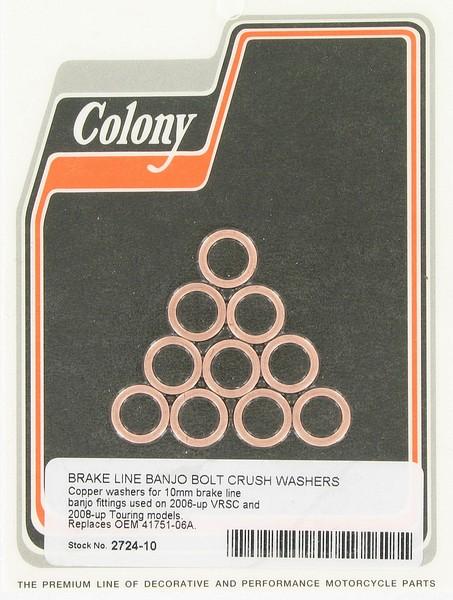 Brake line banjo bolt crush washers (10) | Color:  | Order Number: C2724-10 | OEM Number: 41751-06A
