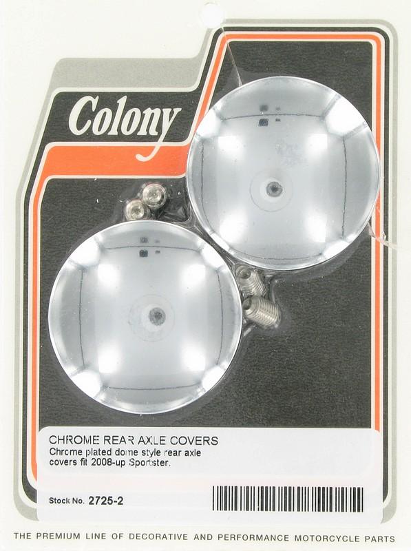 Rear axle covers - dome | Color: chrome | Order Number: C2725-2 | OEM Number:
