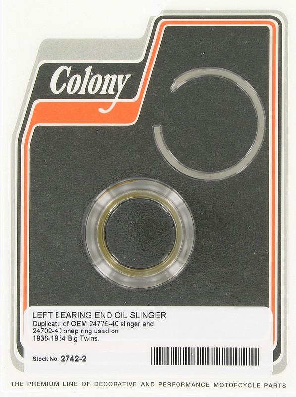 Oil slinger - left bearing end | Color:  | Order Number: C2742-2 | OEM Number: 24776-40 / 24702-40