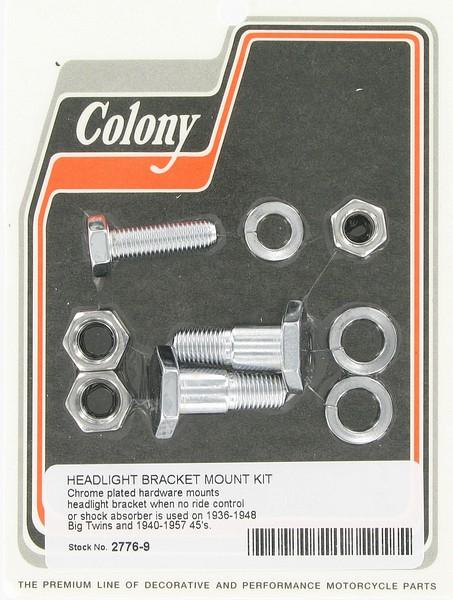 Headlight bracket mounting kit | Color: chrome | Order Number: C2776-9 | OEM Number: