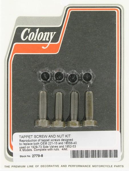 Tappet screw and nut kit | Color:  | Order Number: C2779-8 | OEM Number: 18556-40 / 221-15