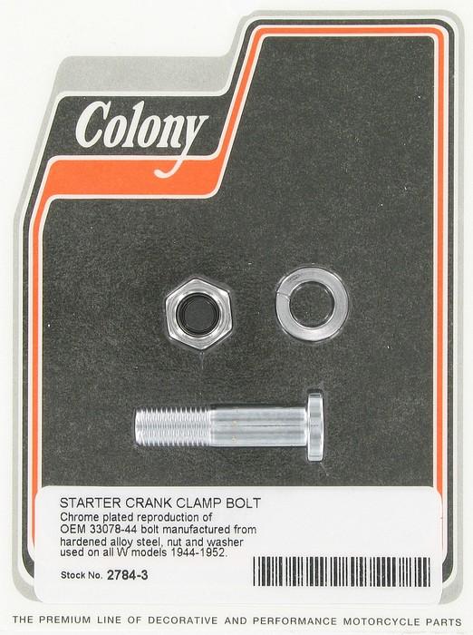 Starter crank clamp bolt | Color: chrome | Order Number: C2784-3 | OEM Number: 33078-44