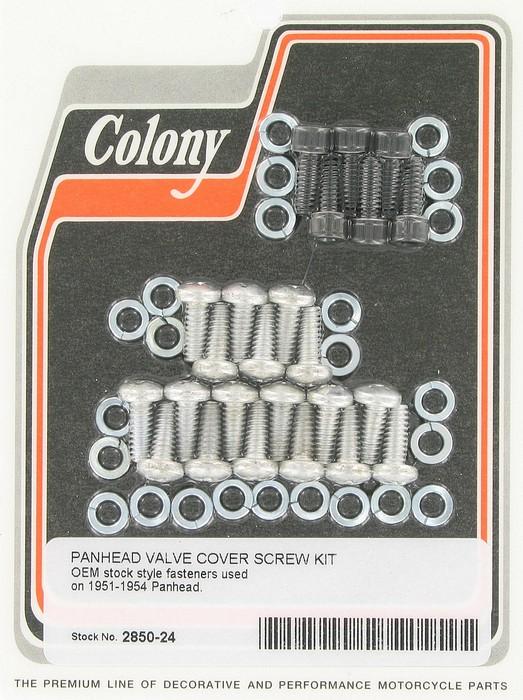 Panhead valve cover screw kit | Color: cad | Order Number: C2850-24 | OEM Number:
