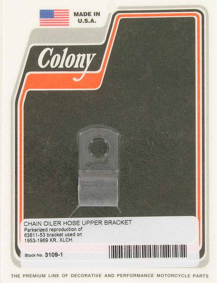 Bracket. upper chain oiler hose | Color: park | Order Number: C3109-1 | OEM Number: 63611-53