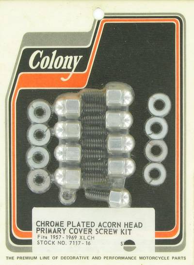 Primary cover screw kit | Color: acorn | Order Number: C7117-16 | OEM Number: