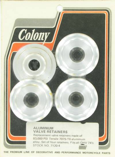 Collar, valve spring, upper (4) | Color: alu alloy | Order Number: C7120-4 | OEM Number: 18221-36