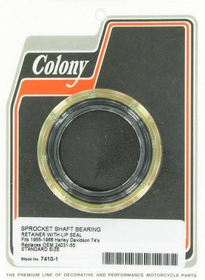 Sprocket shaft bearing retainer with oil seal | Color:  | Order Number: C7410-1 | OEM Number: 24031-55