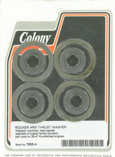 Rocker arm thrust washers | Color:  | Order Number: C7605-4 | OEM Number: