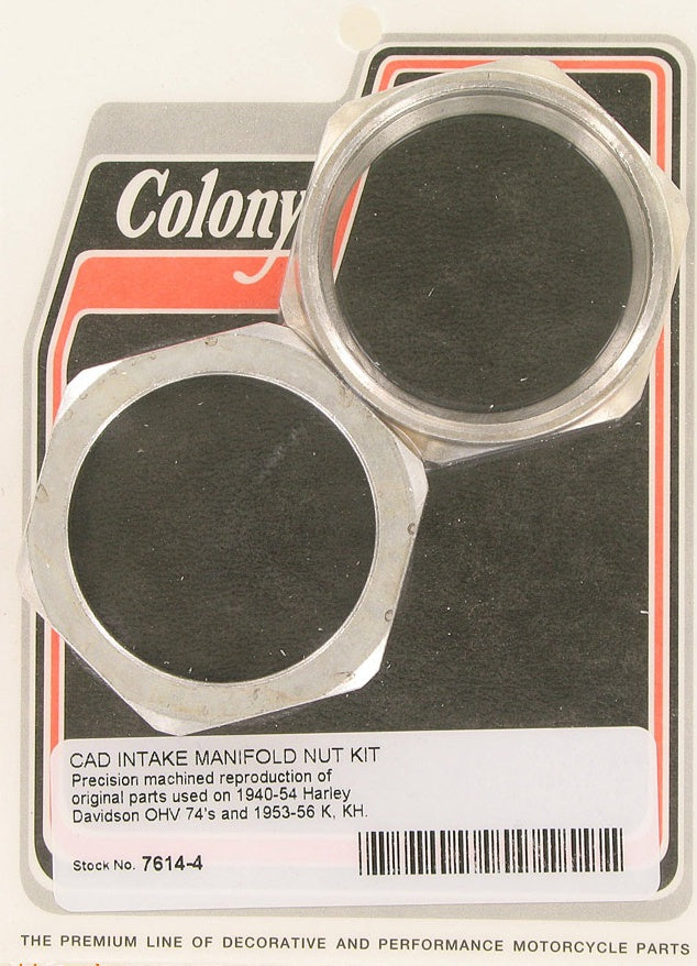 Intake manifold nut kit | Color: cad | Order Number: C7614-4 | OEM Number: 27052-40