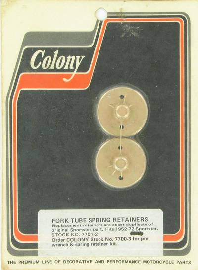 Fork tube spring retainers | Color:  | Order Number: C7701-2 | OEM Number: 46243-68