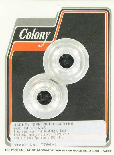 Spring rod bushings (2) | Color: cad | Order Number: C7706-2 | OEM Number: 45643-31