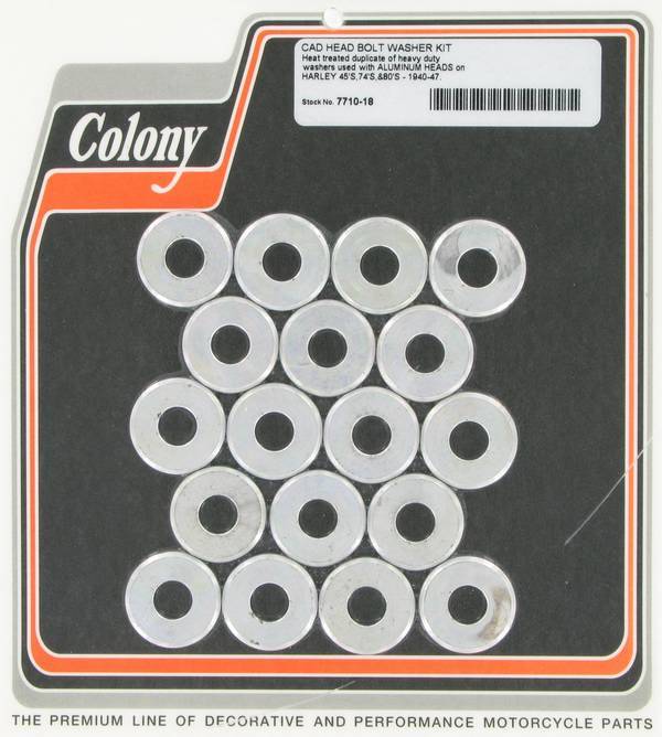 Head bolt washer kit (18) | Color: cad | Order Number: C7710-18 | OEM Number: 16822-39