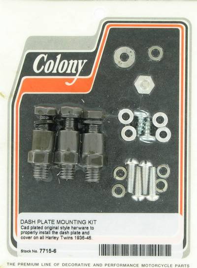 Dash plate mounting kit, '36-'46 | Color: cad | Order Number: C7715-16 | OEM Number: 71065-36