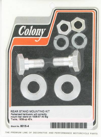 Rear stand mounting hardware kit | Color: cad | Order Number: C8015-4cad | OEM Number: 49570-38